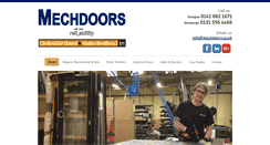 Desktop Screenshot of mechdoors.co.uk